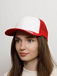 Бейсболка FLEXFIT арт. 6606CF (красный / белый)